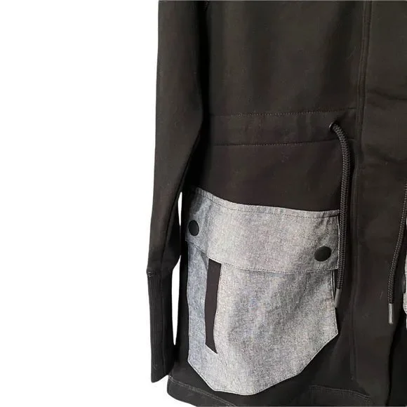 Puma Men's Black/gray Puma Zip Up Hoodie‎ Size large